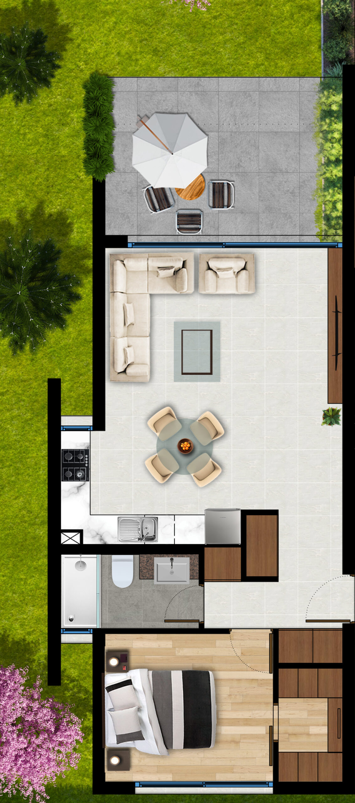 1+1 garden